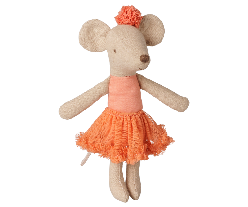 Maileg Ballerina Mouse Big Sister in Dusty Coral Maileg Ballerina Mouse Big Sister in Dusty Coral