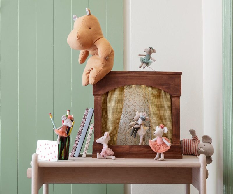 Ballerina Mouse Big Sister in Dusty Coral from Maileg Ballerina Mouse Big Sister in Dusty Coral from Maileg