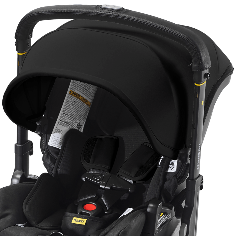 DOONA_X_US_Nitro_Black_1321282_Zoomed Doona X Infant Car Seat Stroller + LATCH Base