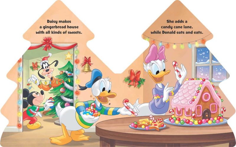 Simon & Schuster Disney Mickey & Friends: A Very Mickey Christmas Board Book Children's Books