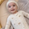 Quincy Mae Bamboo Zip Footie Woodland