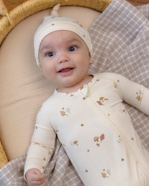 Quincy Mae Bamboo Zip Footie Woodland Quincy Mae Bamboo Zip Footie Woodland
