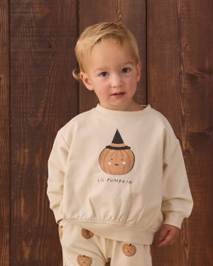 Quincy Mae Relaxed Fleece Sweatshirt Lil Pumpkin Quincy Mae Relaxed Fleece Sweatshirt Lil Pumpkin