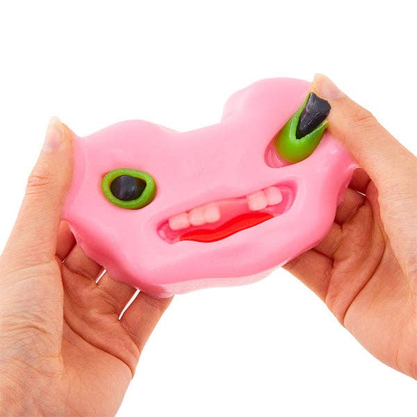 Showcase Fuggler Head Taba Squishy Fidget Toy Assorted Showcase Fuggler Head Taba Squishy Fidget Toy Assorted
