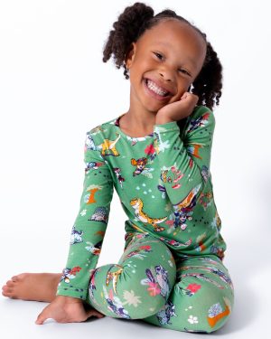 Bellabu Bear PAW Patrol Dino Movie Bamboo Kids Pajamas Bellabu Bear PAW Patrol Dino Movie Bamboo Kids Pajamas
