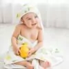 Bambi Bamboo Bamboo Baby Lemon Hooded Towel