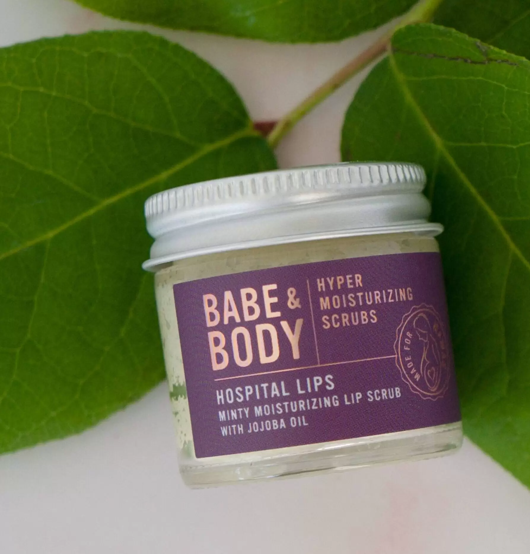 Babe and Body Hospital Lips Minty Moisturizing Scrub for Labor Babe and Body Hospital Lips Minty Moisturizing Scrub for Labor