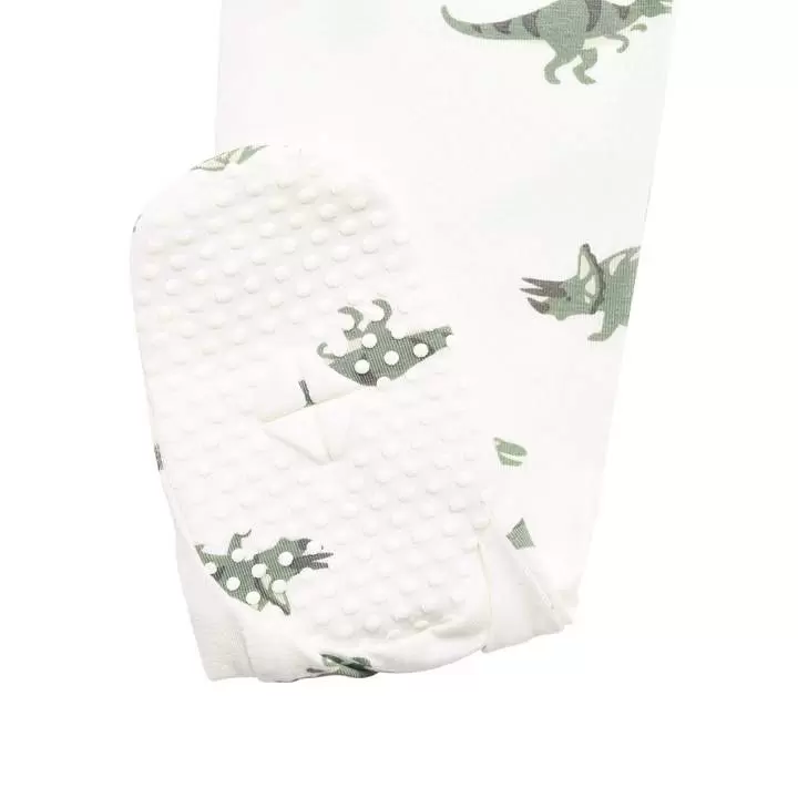 Kyte Baby Zippered Footie in Dino Blossom