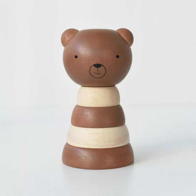 Wee Gallery Wood Stacker Bear