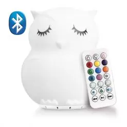 LumiPets Owl Nightlight with Bluetooth and Remote
