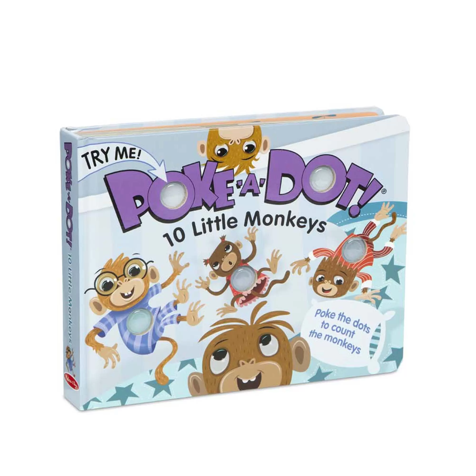 Melissa & Doug Poke-A-Dot: 10 Little Monkeys Book