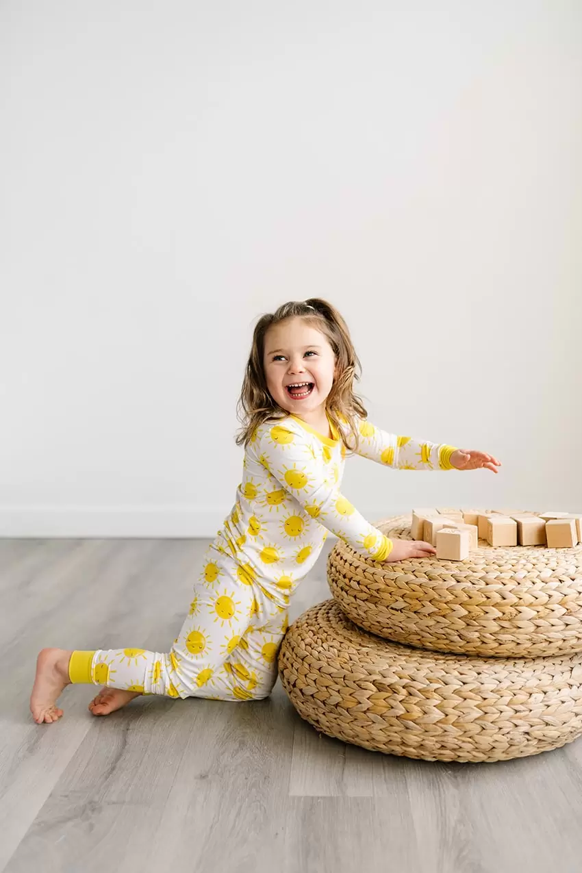 Little Sleepies Sunshine Bamboo Viscose Pajama Set Little Sleepies Sunshine Bamboo Viscose Pajama Set