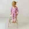 Little Sleepies Pink Cookies & Milk Bamboo Viscose Two-Piece Pajama Set Little Sleepies Pink Cookies & Milk Bamboo Viscose Two-Piece Pajama Set