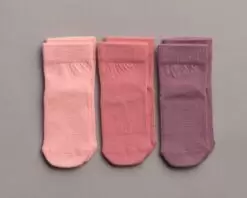 Squid Socks Cami Collection Pink Bamboo Socks 3 Pack