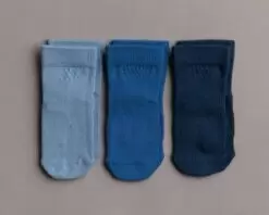 Squid Socks Colby Collection Blue Bamboo Socks 3 Pack