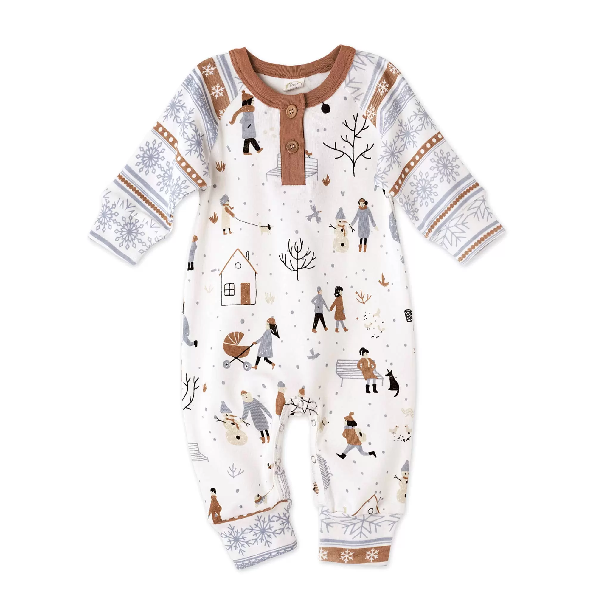 Tesa Babe Winter's Day Henley Romper