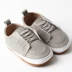 Little Love Bug Company Gray Carter Slip-On Sneakers