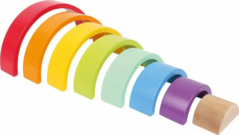 Legler Toys Large Rainbow Building Block Playset Legler Toys Large Rainbow Building Block Playset