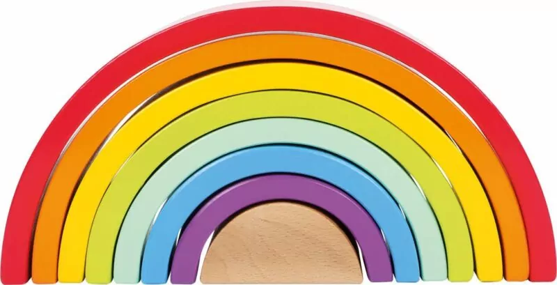 Legler Toys Large Rainbow Building Block Playset Legler Toys Large Rainbow Building Block Playset