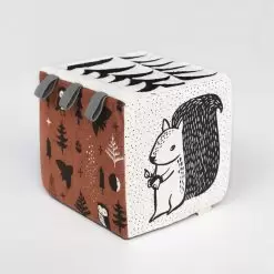 Wee Gallery Woodland Soft Block Sensory Cube