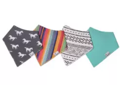 Copper Pearl Westyn Bandana Bib Set 4-Pack