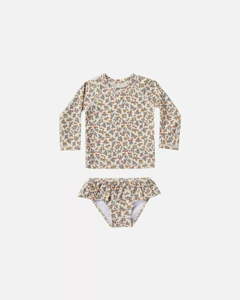 Rylee+Cru Summer Bloom Rashguard Set Rylee+Cru Summer Bloom Rashguard Set