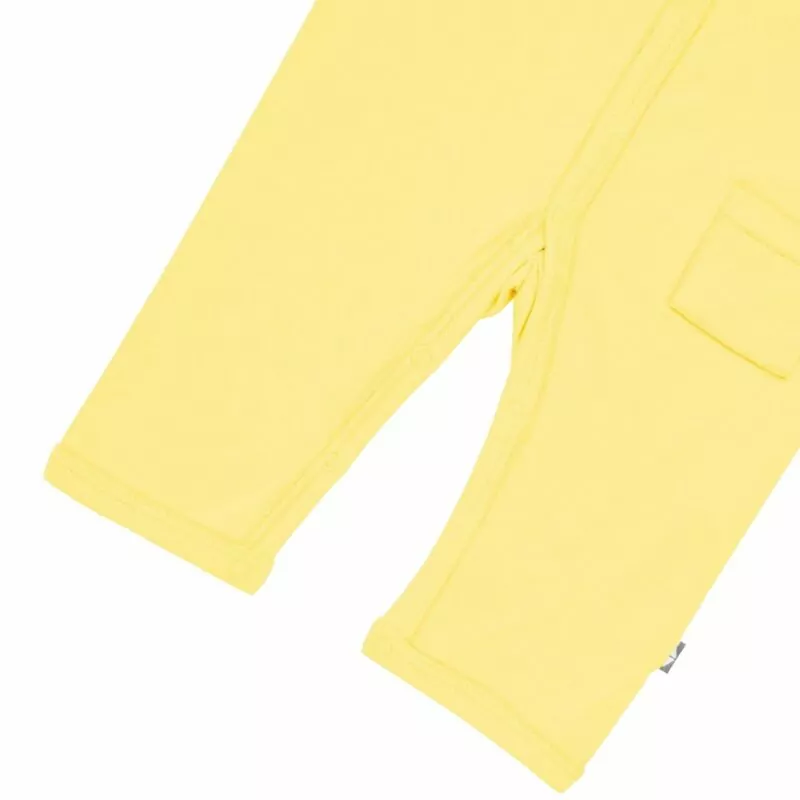 Kyte BABY Sleeveless Snap Romper in Daffodil Blossom