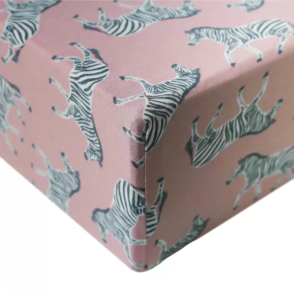 Copper Pearl Zella Premium Crib Sheet