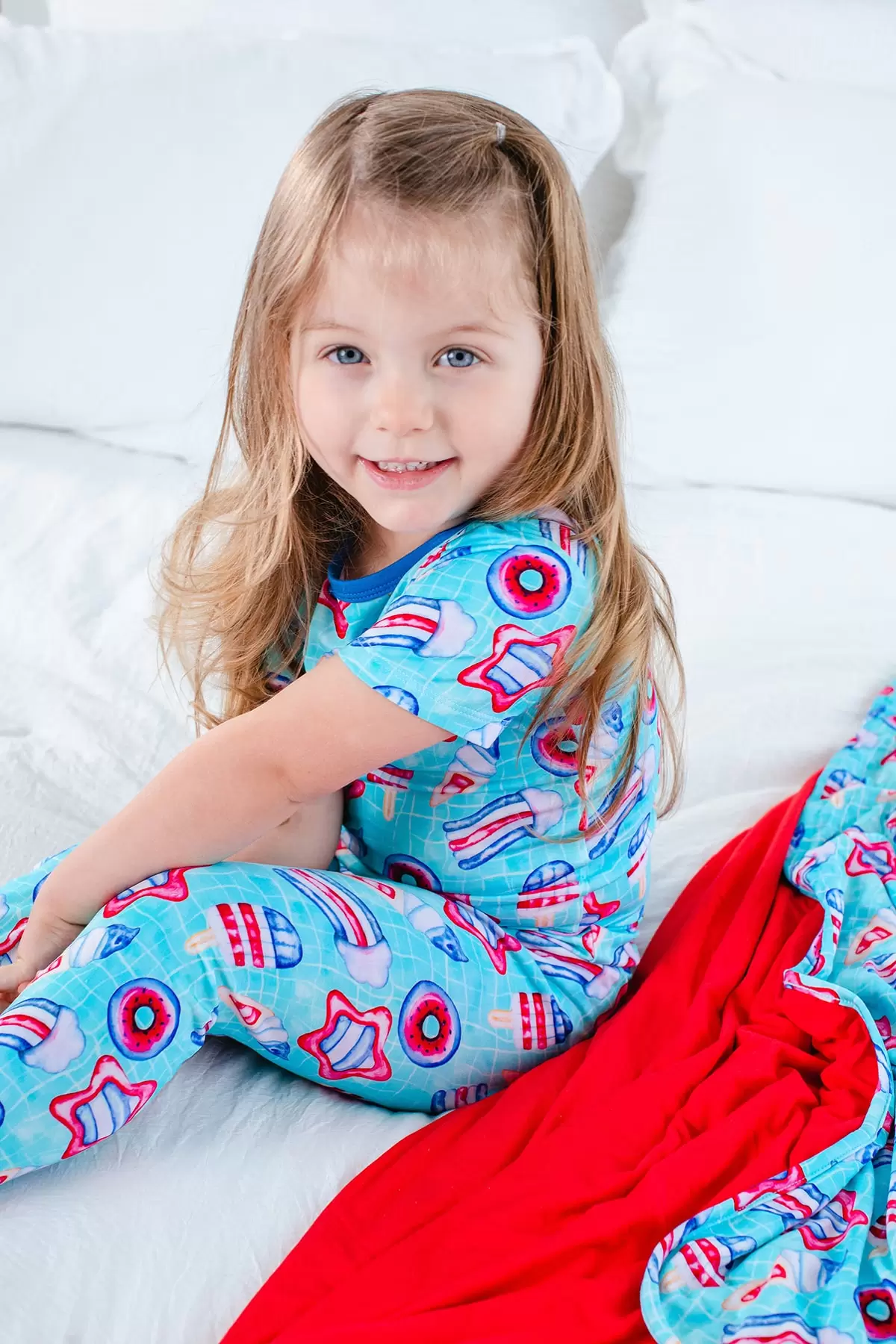 Birdie Bean Liberty Bamboo Viscose Two-Piece Pajama Set