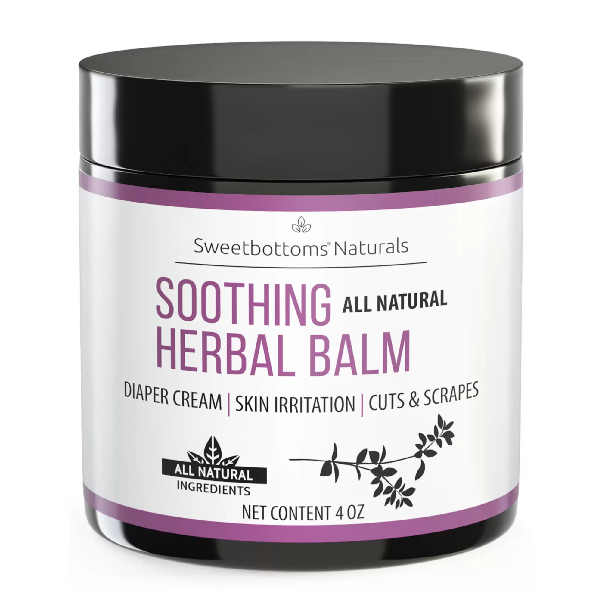Sweetbottoms Naturals All-Natural Soothing Herbal Balm