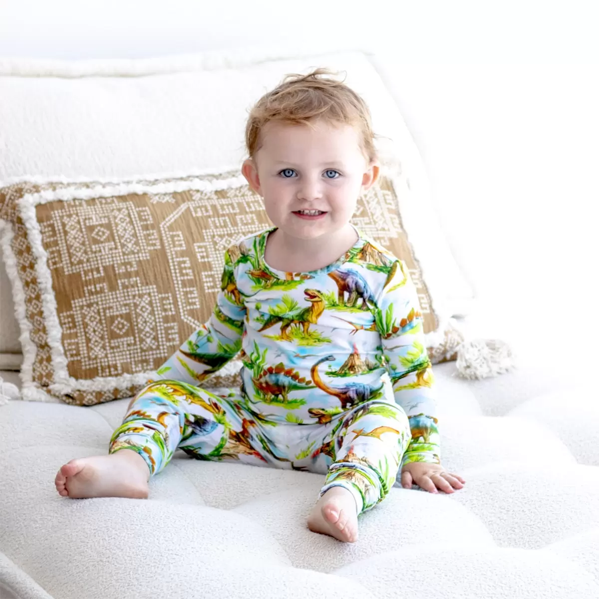 Hanlyn Collective Classic Jurassic Bamboo Viscose Rompsie Hanlyn Collective Classic Jurassic Bamboo Viscose Rompsie