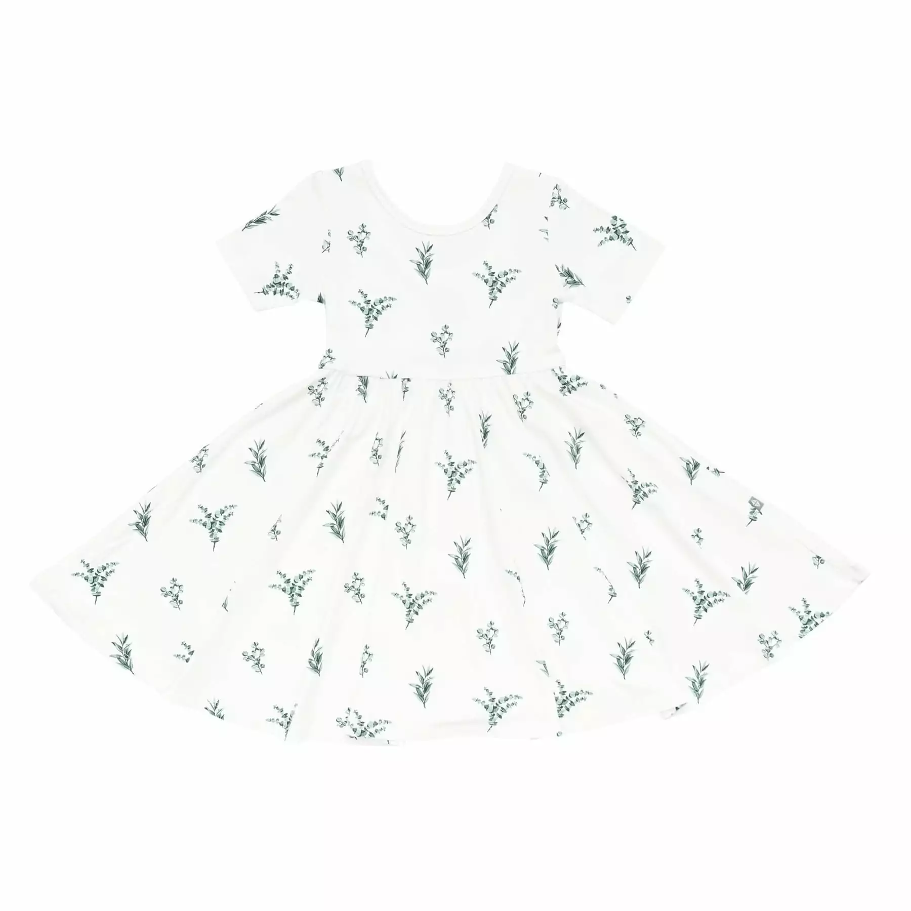 Kyte BABY Twirl Dress in Eucalyptus