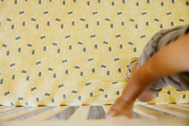 Copper Pearl Premium Crib Sheet Blossom