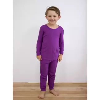 Hanlyn Collective Purple Haze Ribbed Bamboo Viscose Loungies
