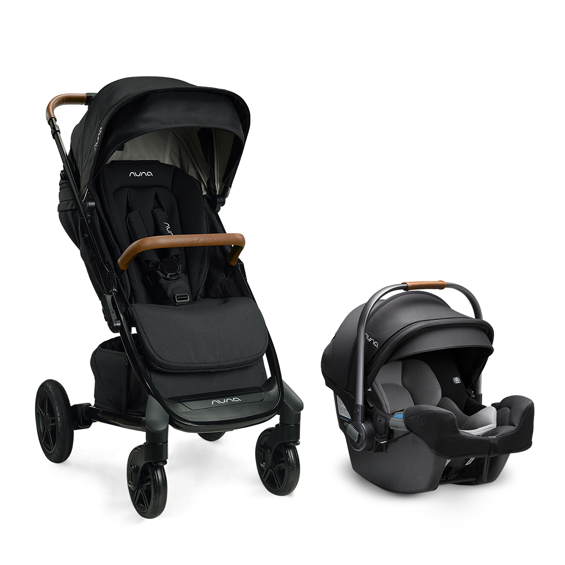 Nuna TAVO Next Stroller and PIPA RX Car Seat Travel System Caviar