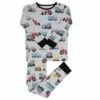 Construction Bamboo Viscose Two-Piece Pajama Set from Sweet Bamboo Construction Bamboo Viscose Two-Piece Pajama Set from Sweet Bamboo