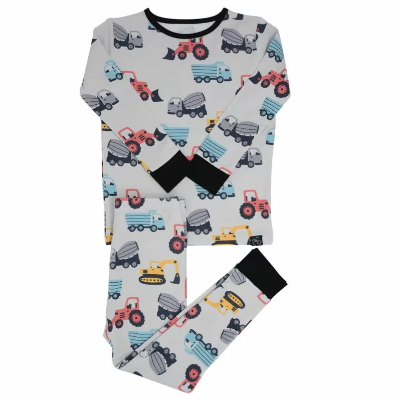 Construction Bamboo Viscose Two-Piece Pajama Set from Sweet Bamboo Construction Bamboo Viscose Two-Piece Pajama Set from Sweet Bamboo
