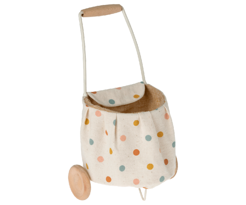 Maileg Trolley Mini in Multi Dots