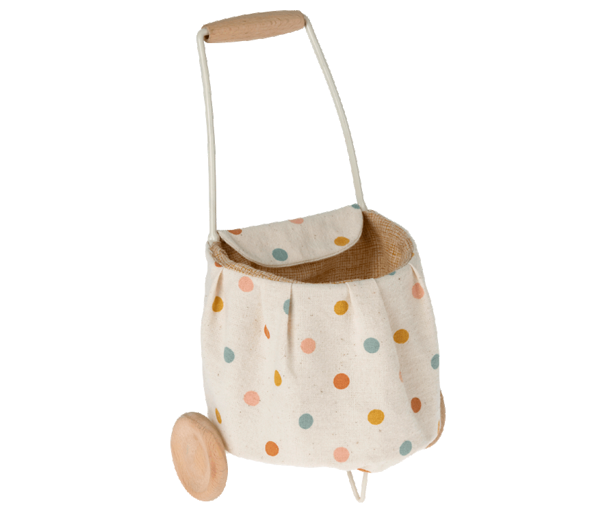 Maileg Trolley Mini in Multi Dots