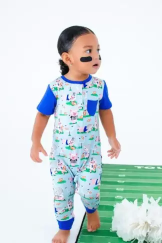 Birdie Bean Nate Bamboo Viscose Snap Romper