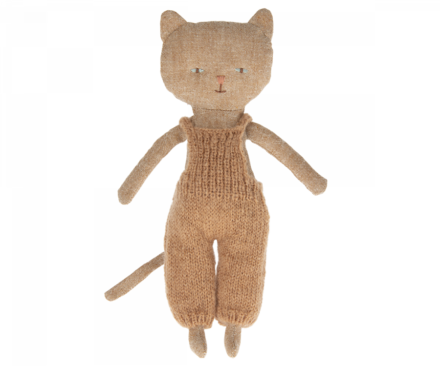 Maileg Ginger Kitten in Overalls