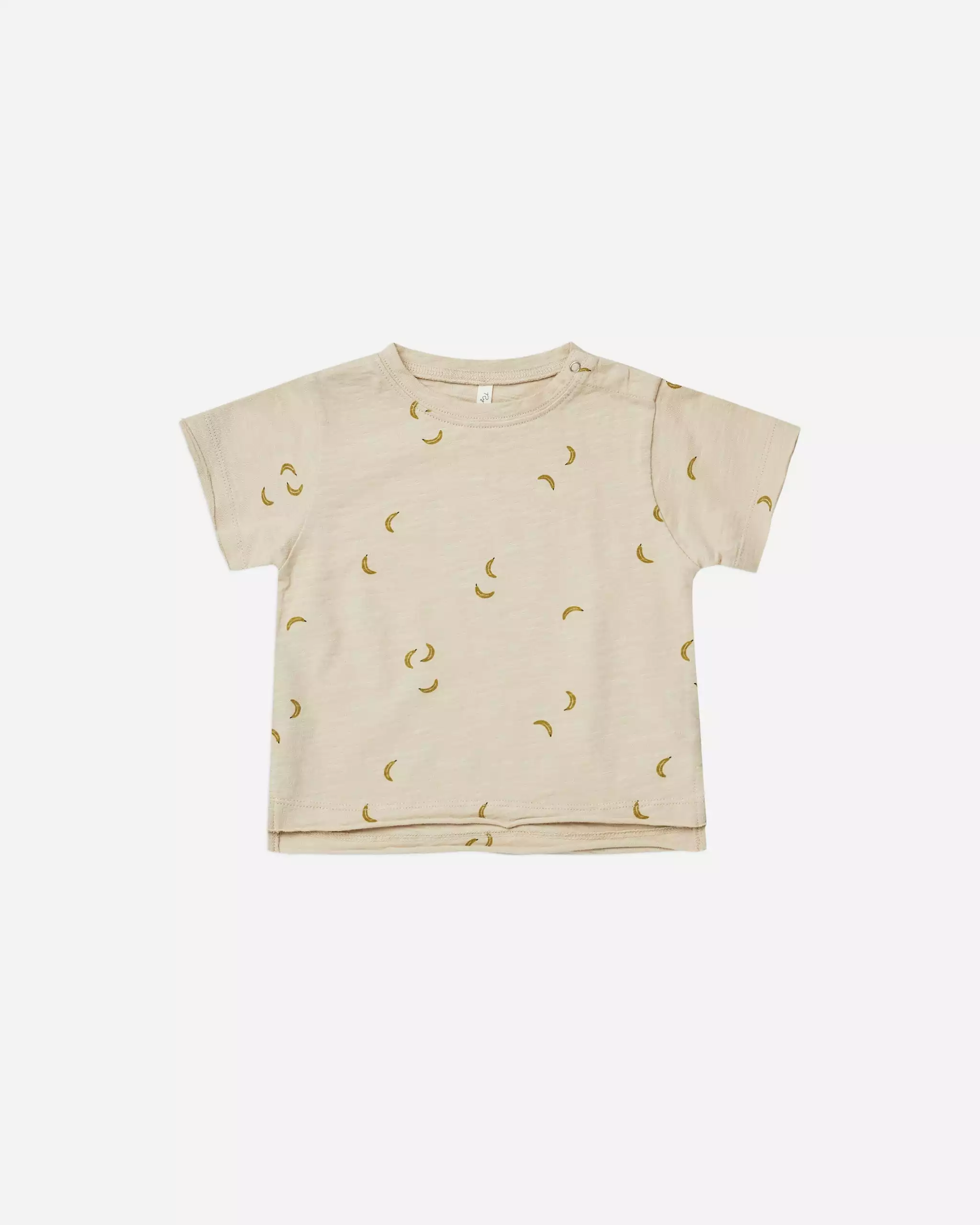 Rylee & Cru Raw Edge Tee in Bananas