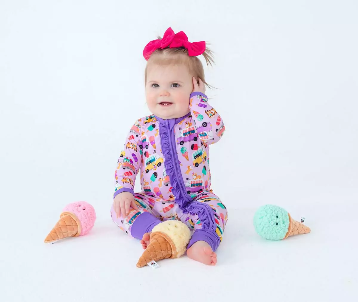 Birdie Bean Abby Bamboo Viscose Ruffled Convertible Romper
