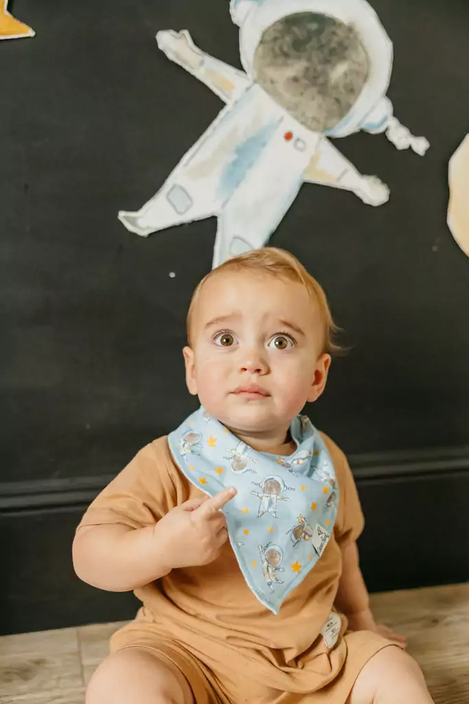 Copper Pearl Neil Bandana Bib Set 4Pack Blossom