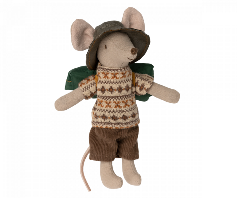Maileg Big Brother Hiker Mouse