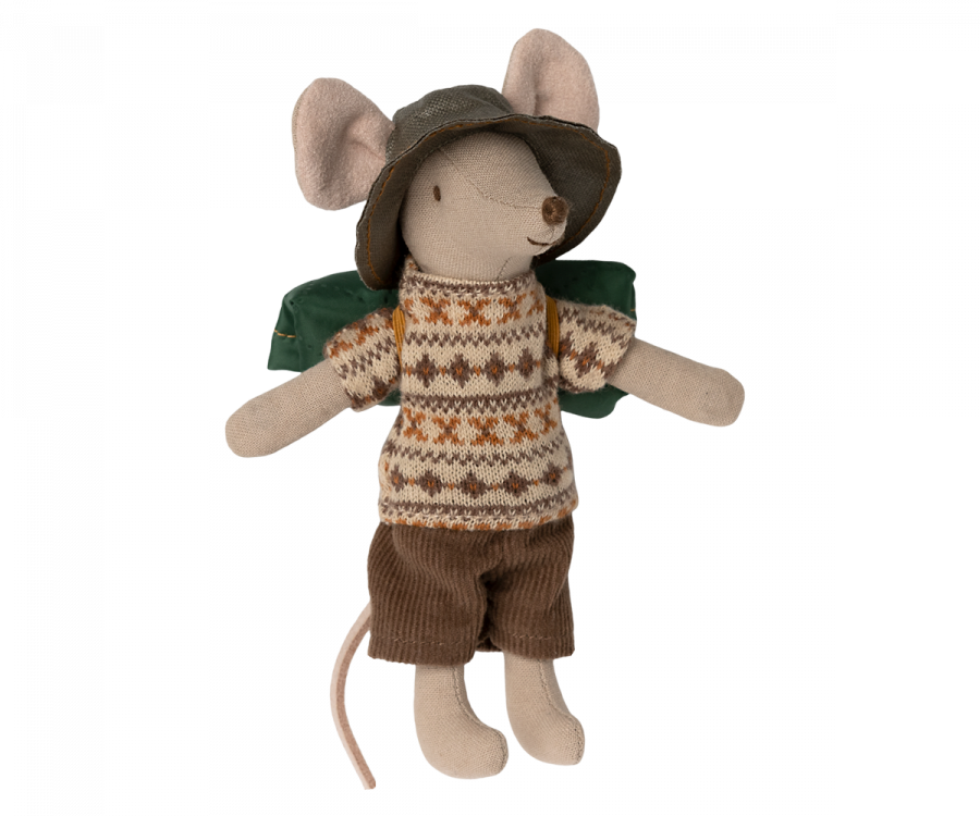 Maileg Big Brother Hiker Mouse