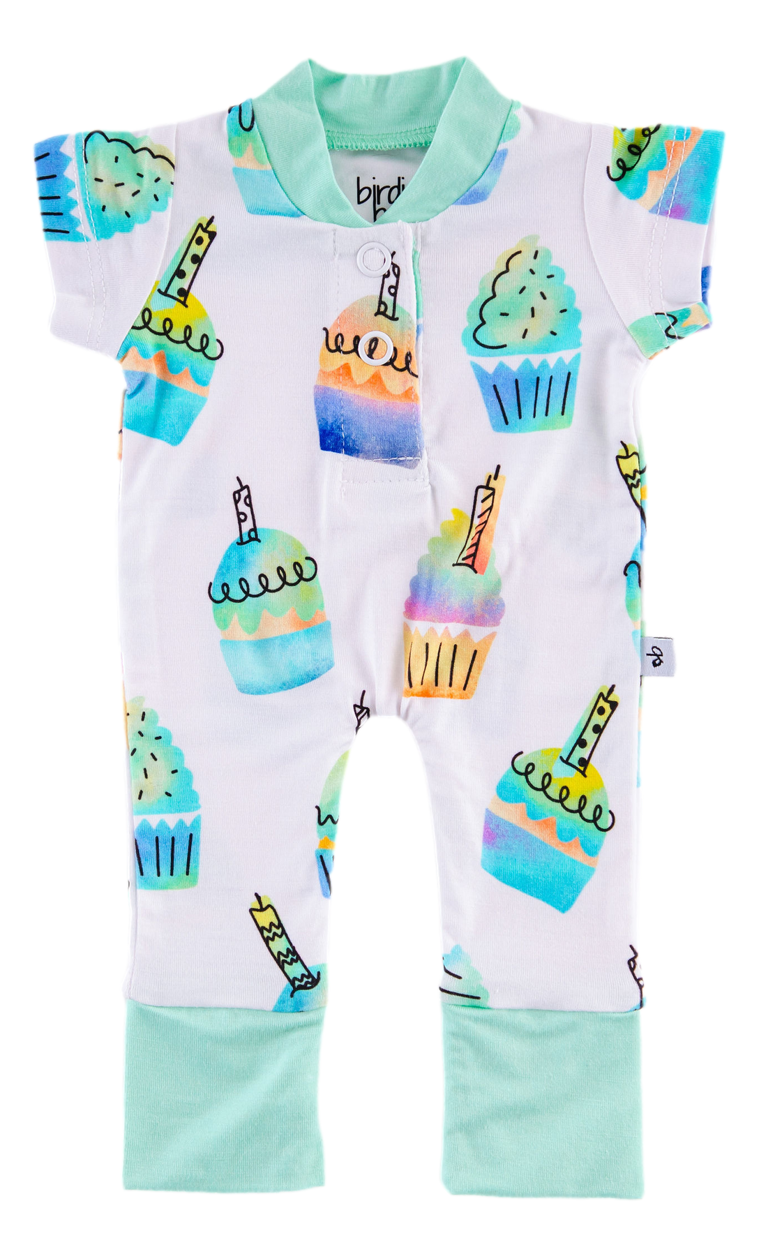 Birdie Bean Mason Bamboo Viscose Doll Romper 13 Inch