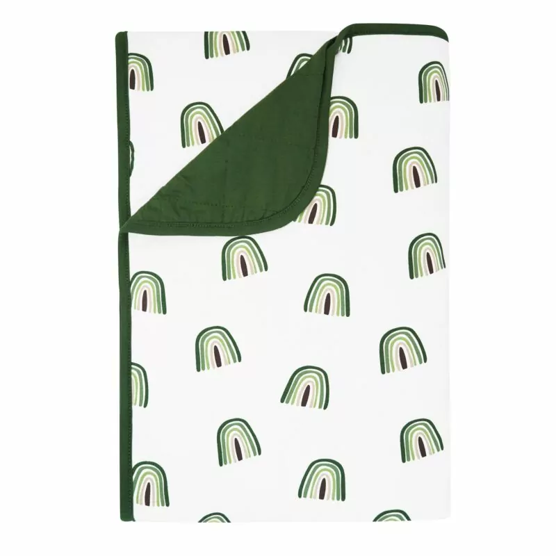 Kyte BABY Toddler Blanket in Hunter Rainbow Blossom