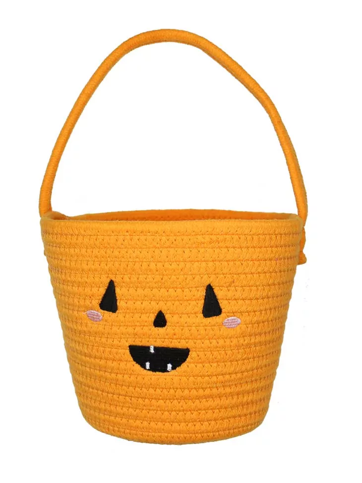 Emerson and Friends Pumpkin Rope Halloween Basket