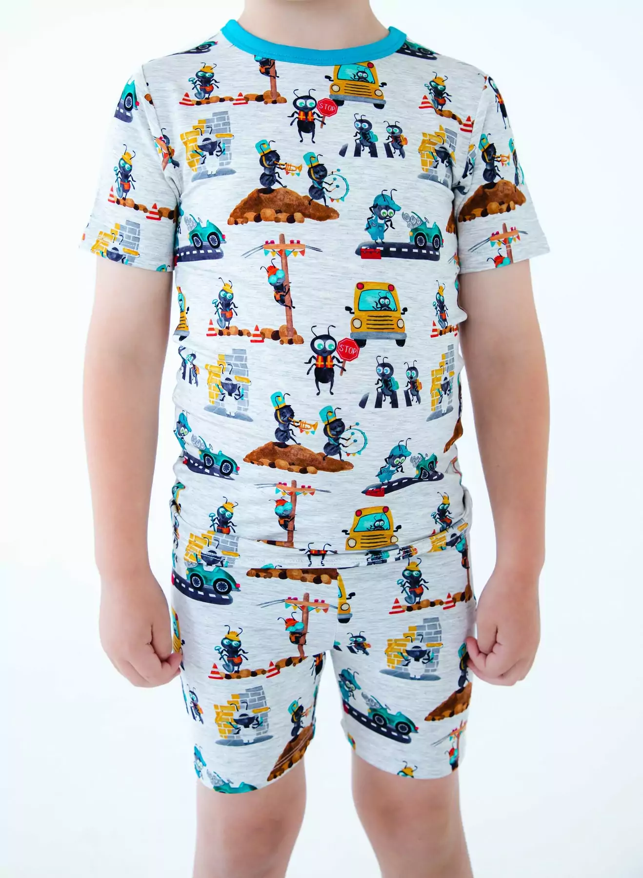 Birdie Bean Heath Bamboo Viscose Short Sleeve and Shorts Pajamas
